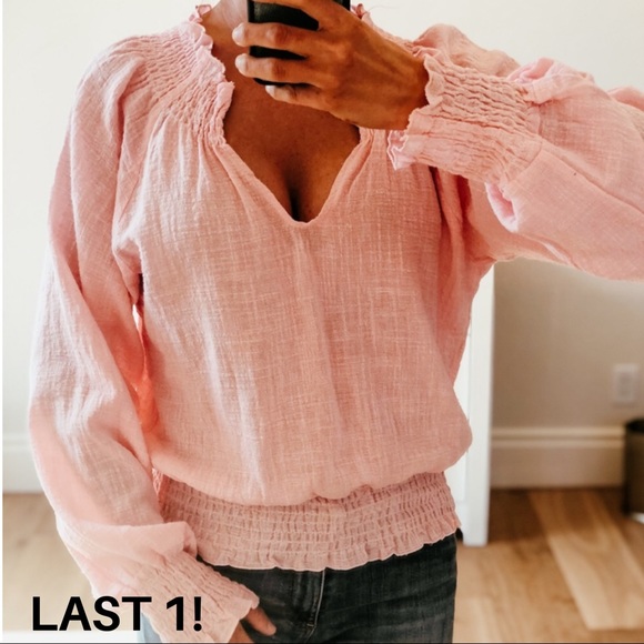 NANTUCKET Pink Long Sleeve Top - Picture 2 of 6